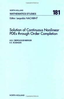 Handbook of nonlinear partial differential equations