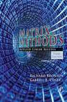 Matrix methods : applied linear algebra