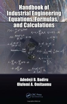 Handbook of Industrial Engineering Equations, Formulas, and Calculations (Industrial Innovation)