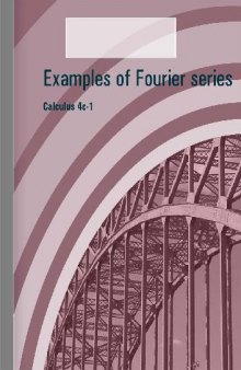 Calculus 4c-l, Examples of Fourier series