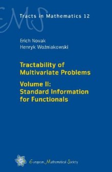 Tractability of Multivariate Problems: Volume 2: Standard Information for Functionals (EMS Tracts in Mathematics)