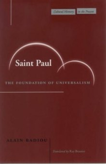 Saint Paul: The Foundation of Universalism 
