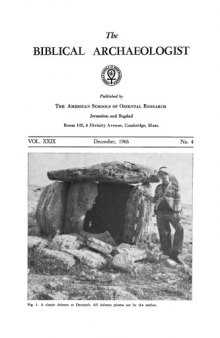 The Biblical Archaeologist - Vol.29, N.4 