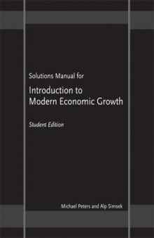 Solutions Manual for Introduction to Modern Economic Growth