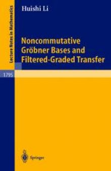 Noncommutative Gröbner Bases and Filtered-Graded Transfer