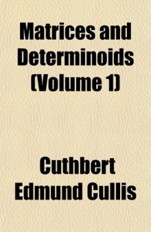 Matrices and determinoids