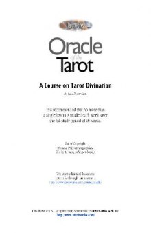 Oracle of the Tarot