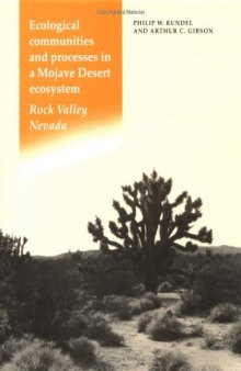 Ecological Communities and Processes in a Mojave Desert Ecosystem: Rock Valley, Nevada