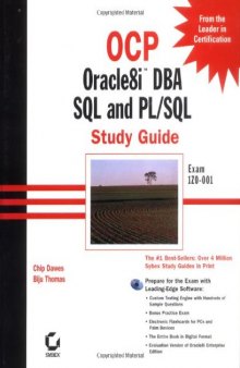 Ocp: Oracle8I Dba SQL and Pl/SQL Study Guide : Exam 1Z0-001 (OCP study guide)