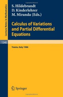 Calculus of Variations and Partial Differential Equations. Proc. conf. Trento, 1986