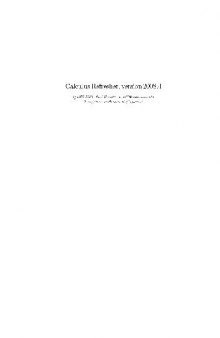 Calculus Refresher, version 2008.4 (2008)(en)(78s)
