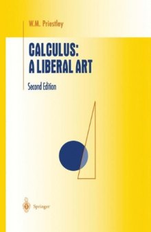 Calculus: A Liberal Art (Second edition)  