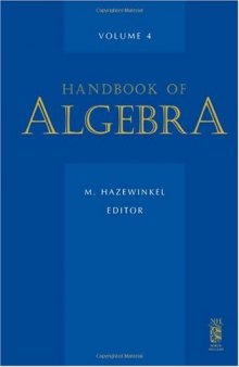 Handbook of Algebra, Volume 4