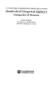 Handbook of Categorical Algebra 3