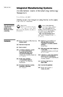 Integrated Manufacturing Systems. Enabling supply chain integration using Internet technologies)