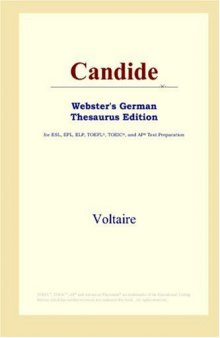 Candide (Webster's German Thesaurus Edition)
