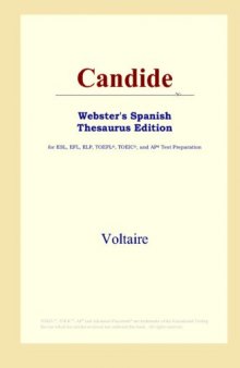 Candide (Webster's Spanish Thesaurus Edition)