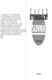 Cesky etymologicky slovnik
