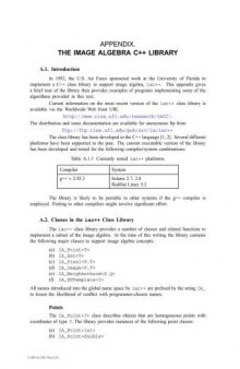 Handbook of Computer Vision Algorithms in Image Algebra