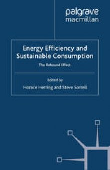 Energy Efficiency and Sustainable Consumption: The Rebound Effect