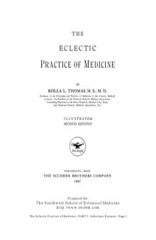 The eclectic practice of medicine