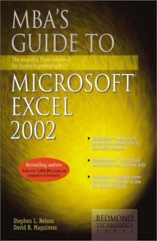MBA's Guide to Microsoft Excel 2002