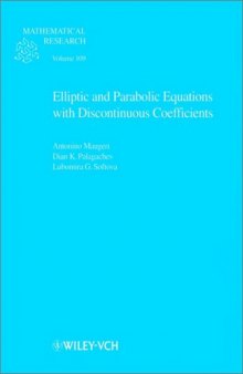 Elliptic and Parabolic Equations with Discontinuous Coefficients