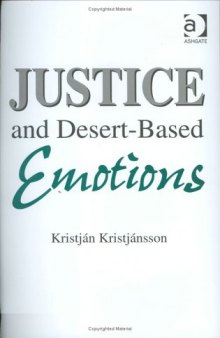 Justice And Desert-Based Emotions