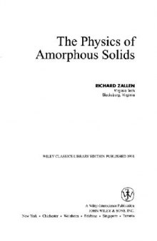 The physics of amorphous solids