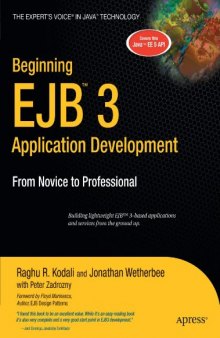Beginning EJB 3 Application Development: From Novice to Professional (Beginning: from Novice to Professional)