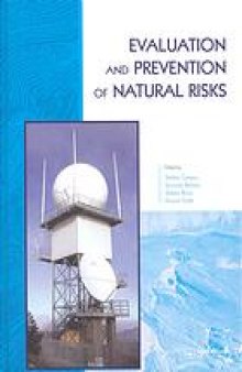 Evaluation and prevention of natural risks