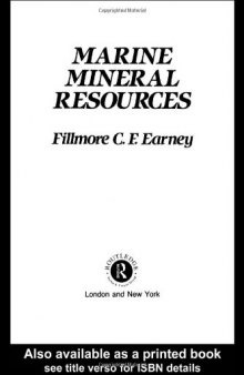 Marine Mineral Resources (Ocean Management and Policy)