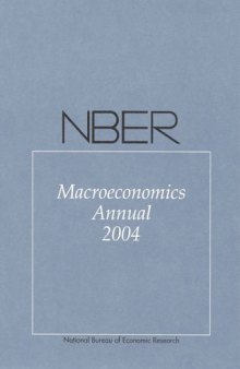 NBER Macroeconomics Annual 2004