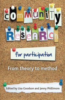 Community Research for Participation: From Theory to Method