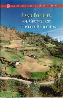 Land Policies for Growth and Poverty Reduction (World Bank Policy Research Report)