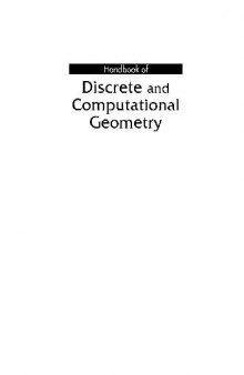 Handbook of discrete and computational geometry and its applications