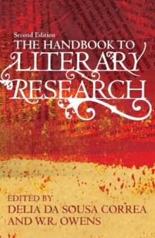 The handbook to literary research  