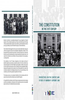 The Constitution in the 21st century : Perspectives on the context and future of Namibia's supreme law