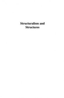 Structuralism and structures. A mathematical perspective