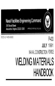 Welding Materials Handbook NAVFAC P-433
