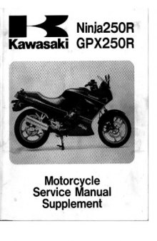 Kawasaki GPX250   Ninja250R Service Manual