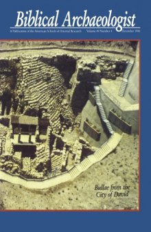 The Biblical Archaeologist - Vol.49, N.4 