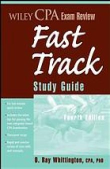 Wiley CPA exam review fast track study guide