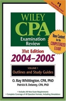 Wiley CPA Examination Review, Volume 1: Outlines and Study Guides