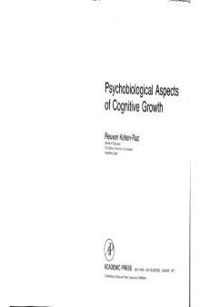 Psychobiological Aspects of Cognitive Growth
