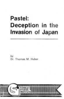 Pastel : deception in the invasion of Japan