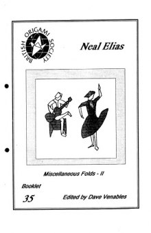 Neal Elias. Miscellaneous Folds - II (Origami Book)