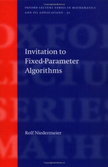 Invitation to Fixed Parameter Algorithms 