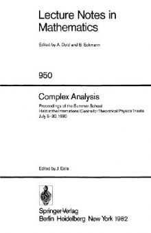 Complex Analysis