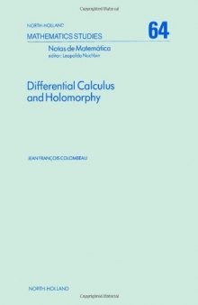 Differential calculus and holomorphy